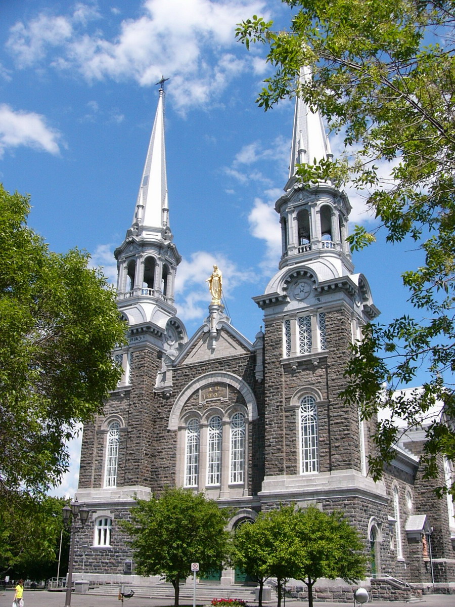 Fonds d'cran Constructions et architecture Edifices Religieux glise Notre-Dame de l'Ancienne Lorette,QC