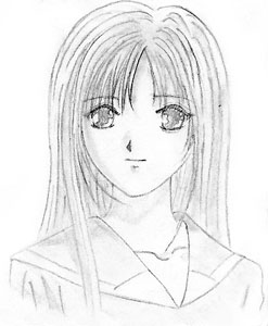 Fonds d'cran Art - Crayon Manga - Ayashi no Ceres Aya