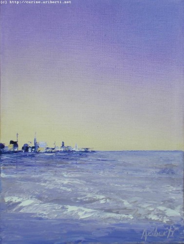 Fonds d'cran Art - Peinture Marine et port de pche http://carine.ariberti.net