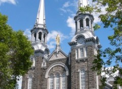 Fonds d'cran Constructions et architecture glise Notre-Dame de l'Ancienne Lorette,QC