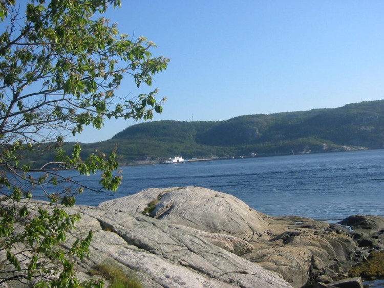 Wallpapers Nature Sunsets and sunrises Tadoussac - L'entre du fjord