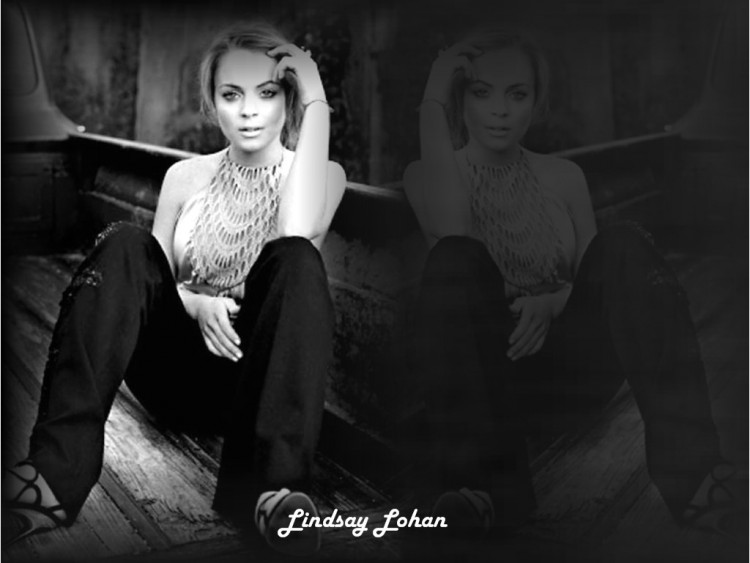 Fonds d'cran Clbrits Femme Lindsay Lohan Wallpaper N111675