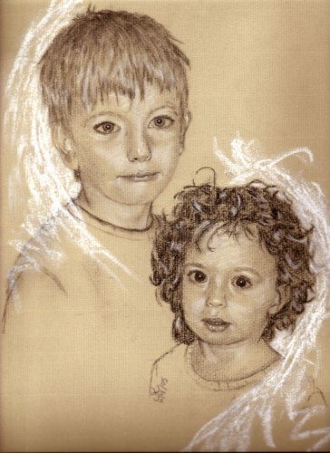 Fonds d'cran Art - Crayon Portraits portrait