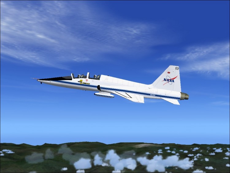 Fonds d'cran Jeux Vido Flight Simulator T-38 Nasa