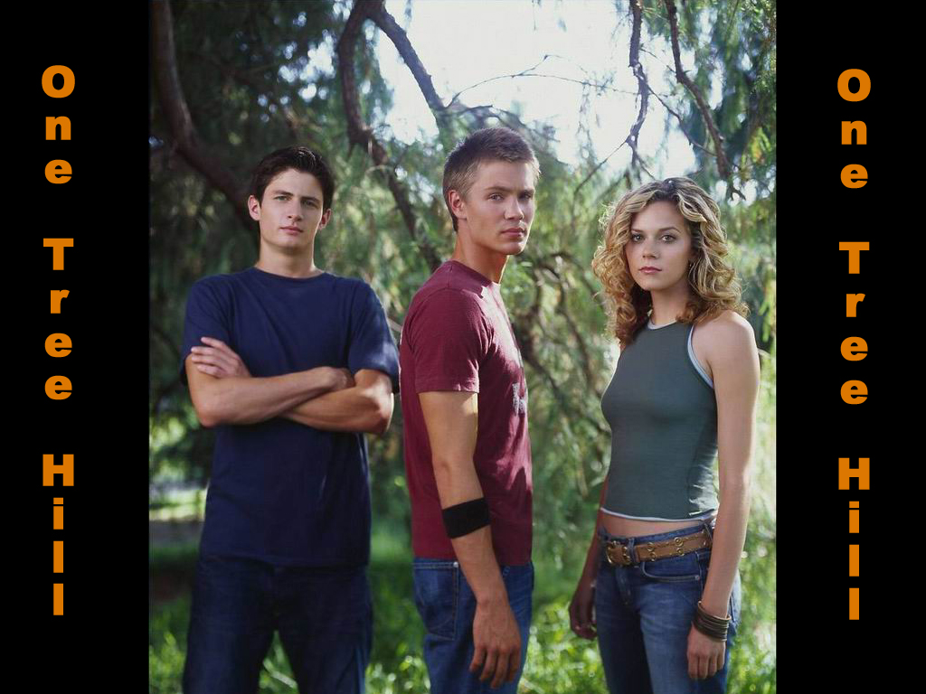 Wallpapers TV Soaps One Tree Hill trio Nathan Lucas Peyton