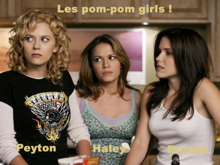 Fonds d'cran Sries TV Les Frres Scott (One Tree Hill) Brooke Peyton et Haley