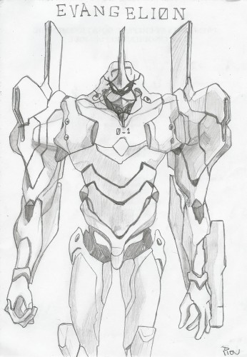 Fonds d'cran Art - Crayon Manga - Evangelion evangelion