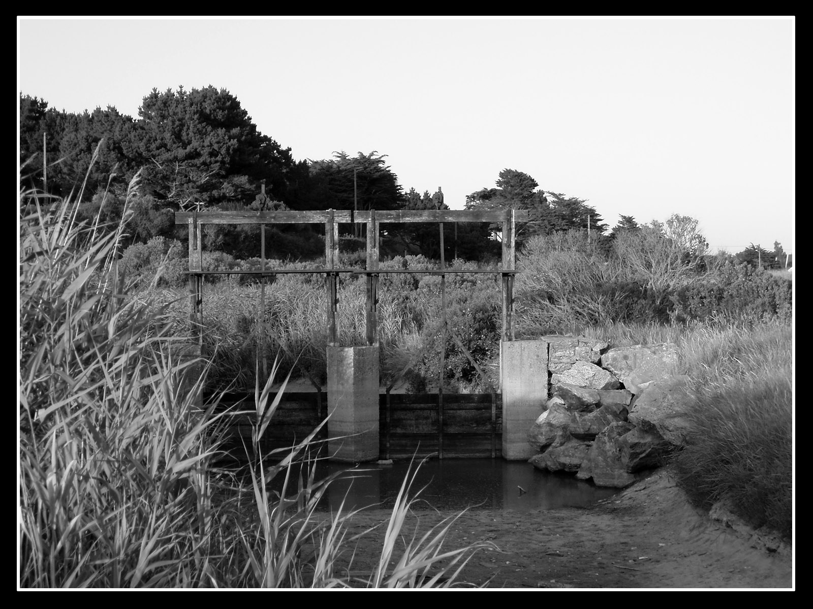 Wallpapers Constructions and architecture Dams - Locks Ancien Barrage