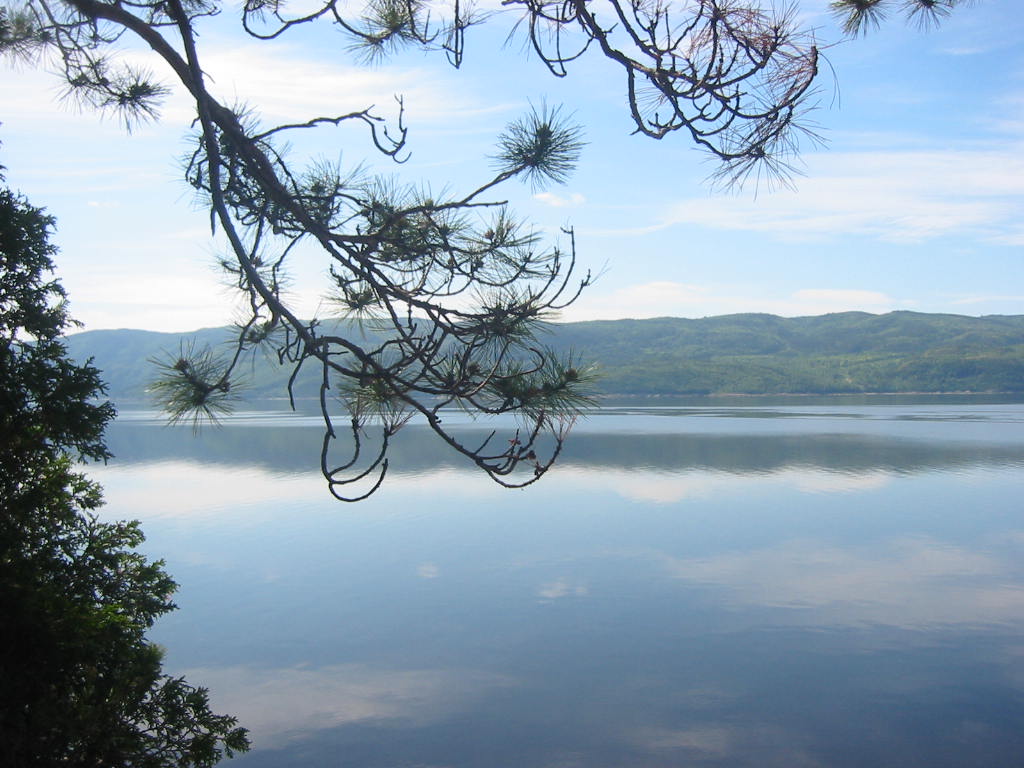 Fonds d'cran Nature Fleuves - Rivires - Torrents Le Saint-Laurent - Saint-Rose du Nord