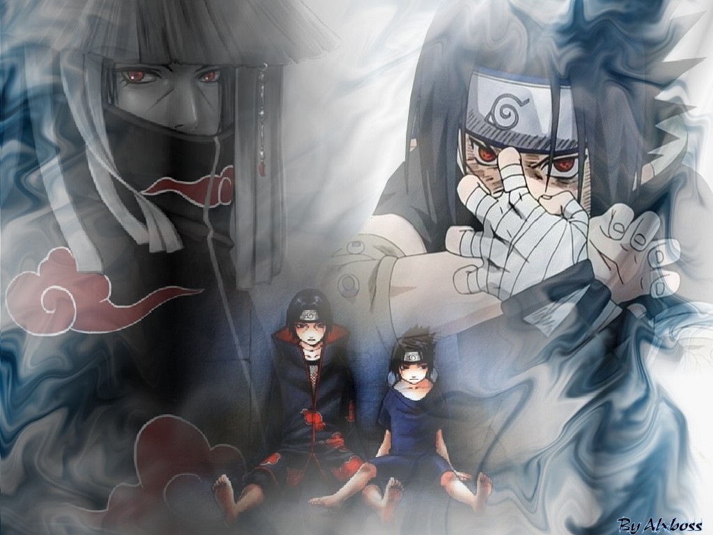 Wallpapers Manga Naruto Brother Uichi Sasuke Vs Uichi Itachi