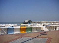 Fonds d'cran Nature cabine plage