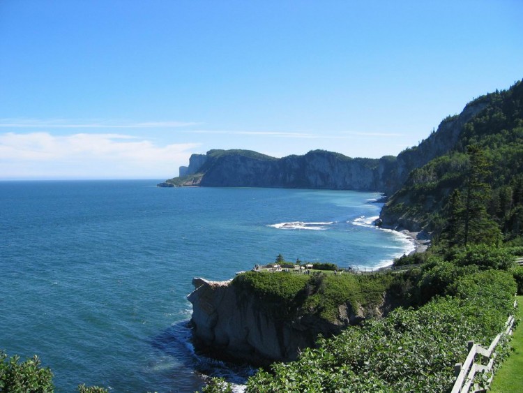 Fonds d'cran Nature Mers - Ocans - Plages Du haut de la falaise