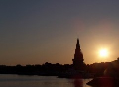 Fonds d'cran Nature Coucher de soleil sur La Rochelle