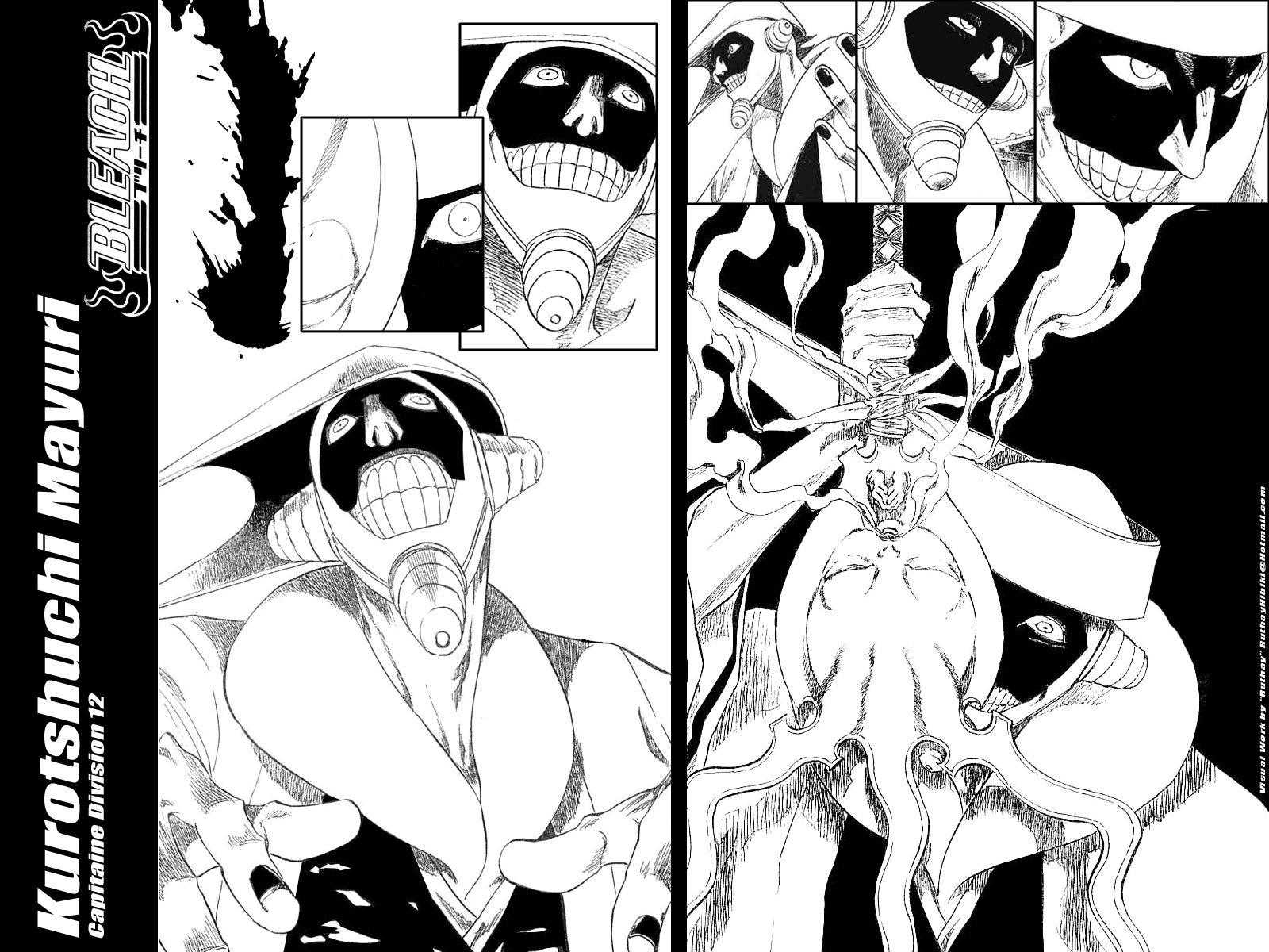 Fonds d'cran Manga Bleach Ruthay Bleach Kurotshuchi Mayuri 01