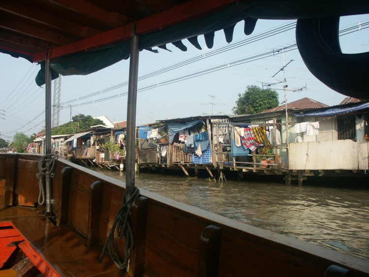 Fonds d'cran Voyages : Asie Thalande canal bankok maisons