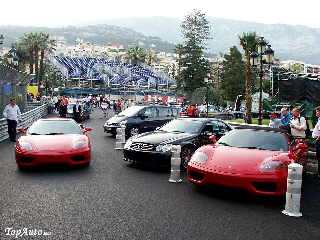 Wallpapers Cars Ferrari Ferrari 360 Modena, Spider et CLK DTM - TopAuto