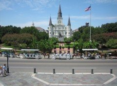 Fonds d'cran Voyages : Amrique du nord Eglise  Jackson Square