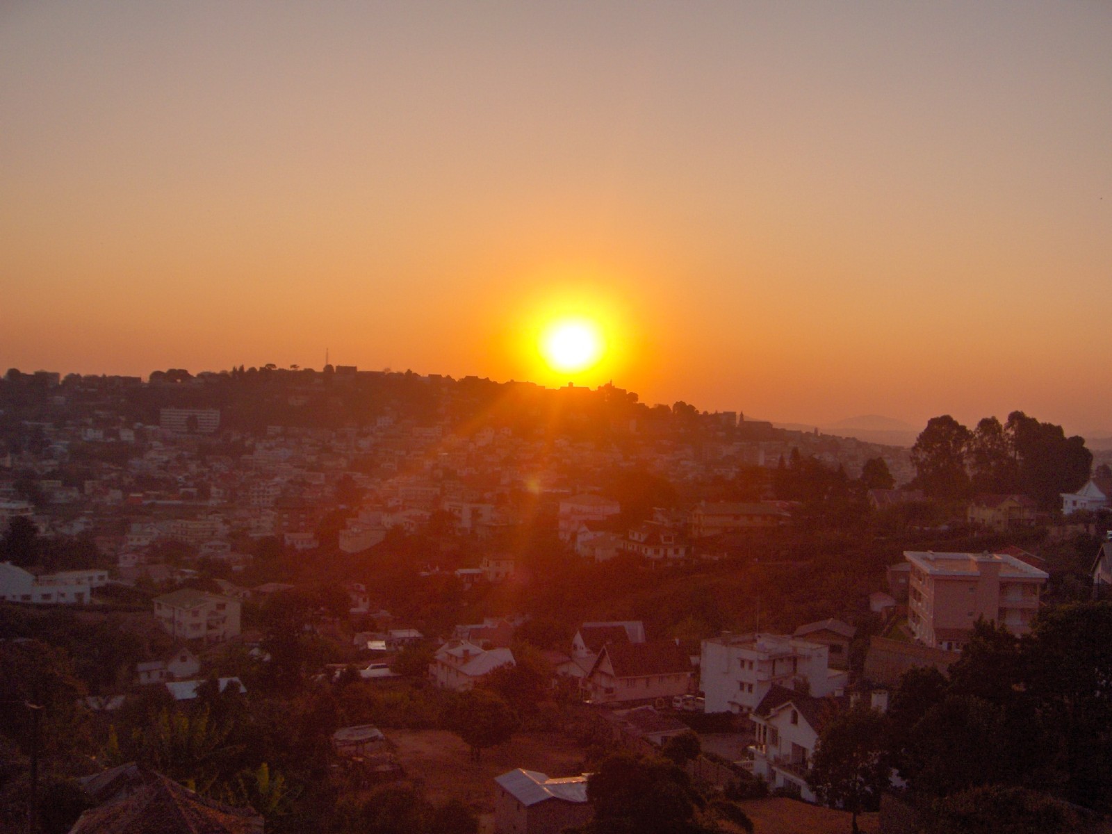 Wallpapers Trips : Africa Madagascar Coucher de soleil  Antananarivo