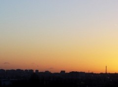 Fonds d'cran Nature Lever de soleil sur Paris