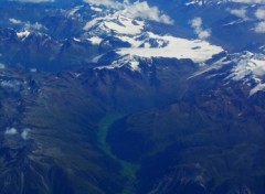 Fonds d'cran Nature Les Alpes de l'avion