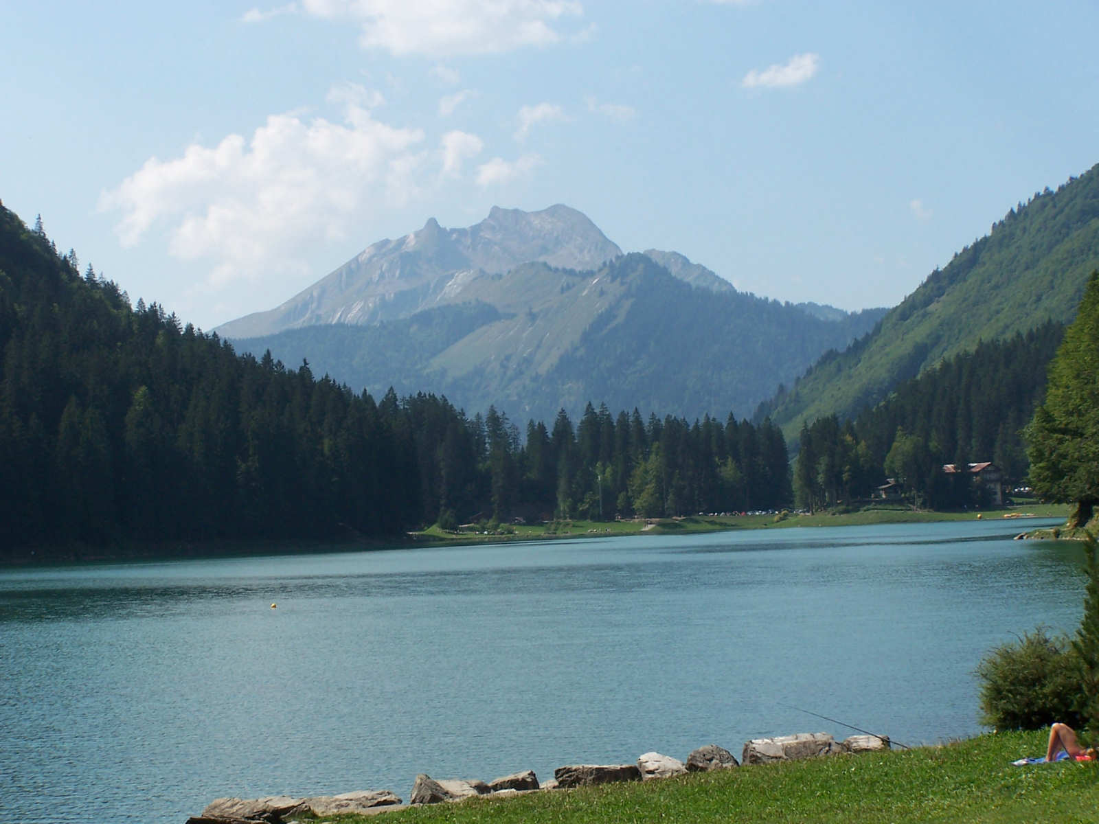 Fonds d'cran Nature Couchers et levers de Soleil Lac de Montriond