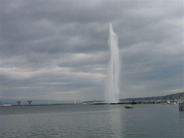 Fonds d'cran Voyages : Europe Suisse Le jet du lac Lman, en suisse