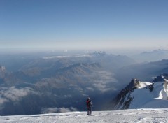 Fonds d'cran Nature au sommet du mont blanc