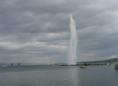 Fonds d'cran Voyages : Europe Le jet du lac Lman, en suisse