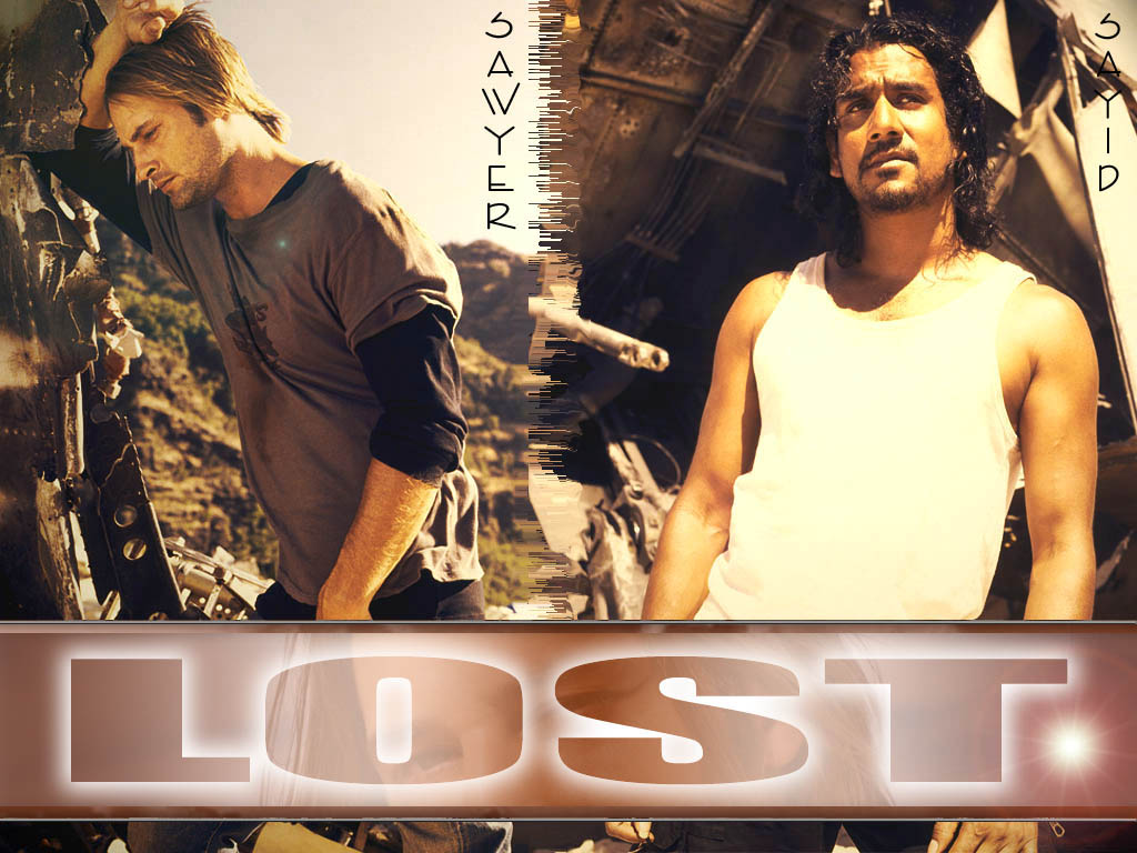 Fonds d'cran Sries TV Lost, les Disparus Sawyer & Sayid