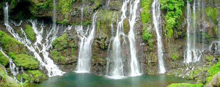 Wallpapers Nature Waterfalls cascade Langevin