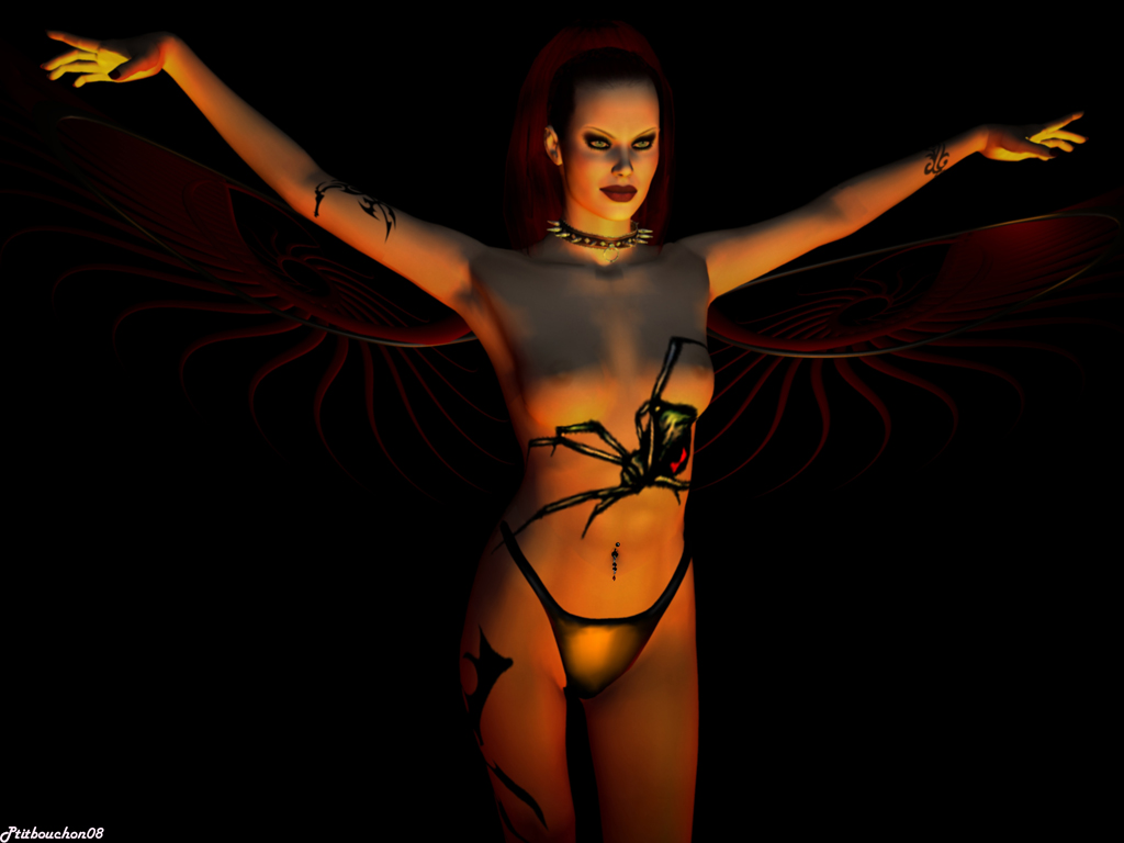 Wallpapers Digital Art 3D - Poser Ange des tnbres