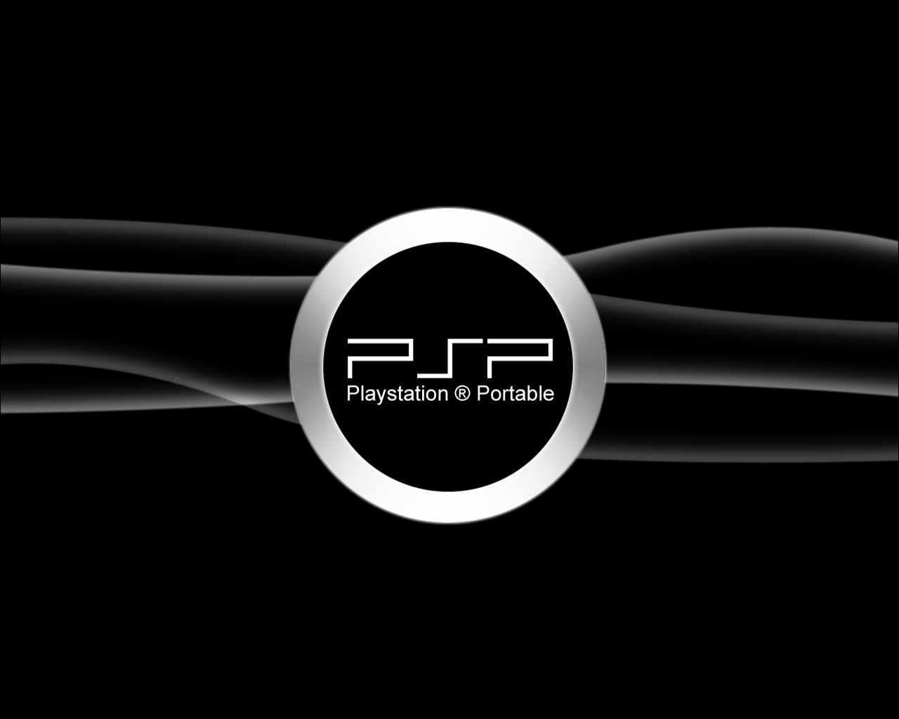 Wallpapers Video Games PSP PSP Black Font