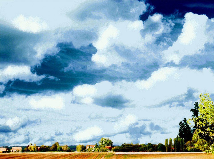 Wallpapers Nature Skies - Clouds Voyez les couleurs de la terre et les bleus du ciel