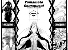 Fonds d'cran Manga Ruthay Bleach Yamamoto Genryuusai 01