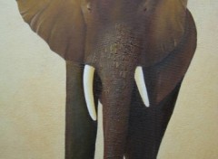 Wallpapers Art - Painting Elephant