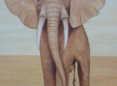 Wallpapers Art - Painting Elephant (http://carine.ariberti.net )