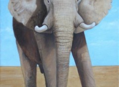 Fonds d'cran Art - Peinture Elephant (http://carine.ariberti.net )