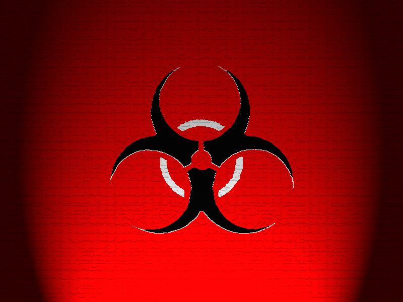 Fonds d'cran Art - Numrique Style Tribal Bio-hazard Warning