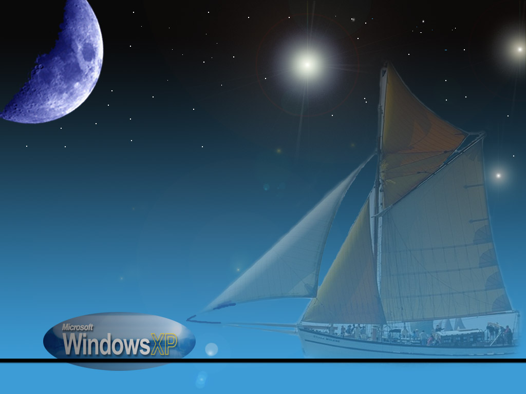 Fonds d'cran Informatique Windows XP windows boat