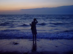 Fonds d'cran Hommes - Evnements Silhouette sur St Malo