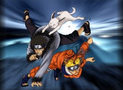 Fonds d'cran Manga naruto and kiba power!!!