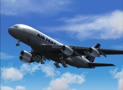 Fonds d'cran Jeux Vido AIrbus 380 AirFrance