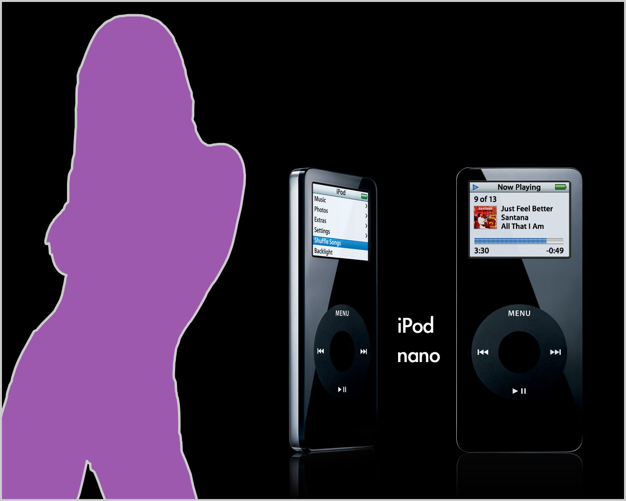 Fonds d'cran Informatique Apple iPod nano