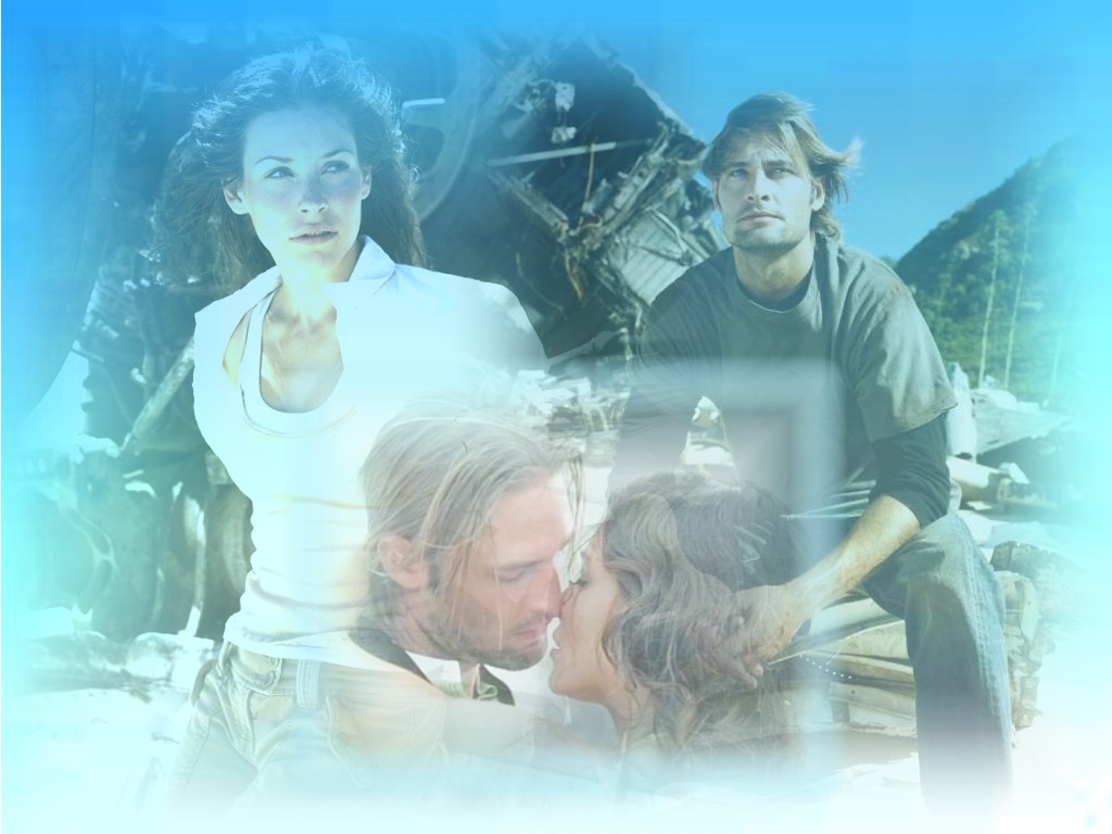 Fonds d'cran Sries TV Lost, les Disparus kate et sawyer