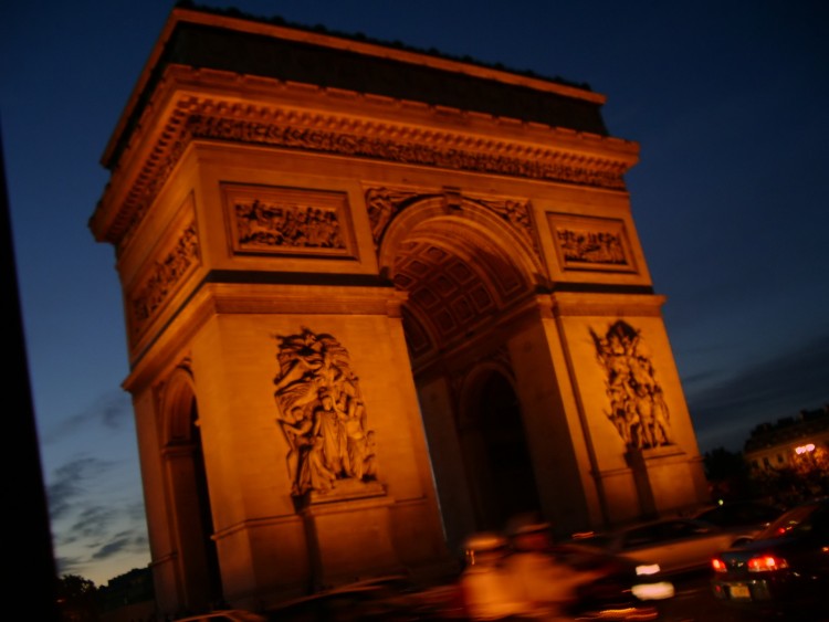 Wallpapers Trips : Europ France > Ile-de-France Acr de triomphe ...