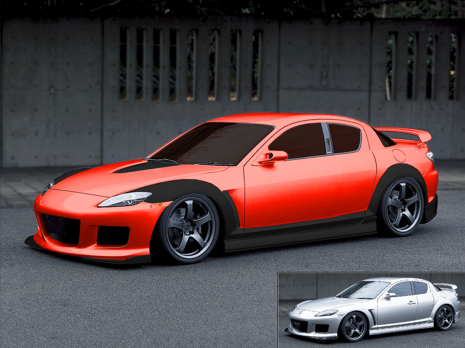 Fonds d'cran Voitures Tuning Mazda RX-8