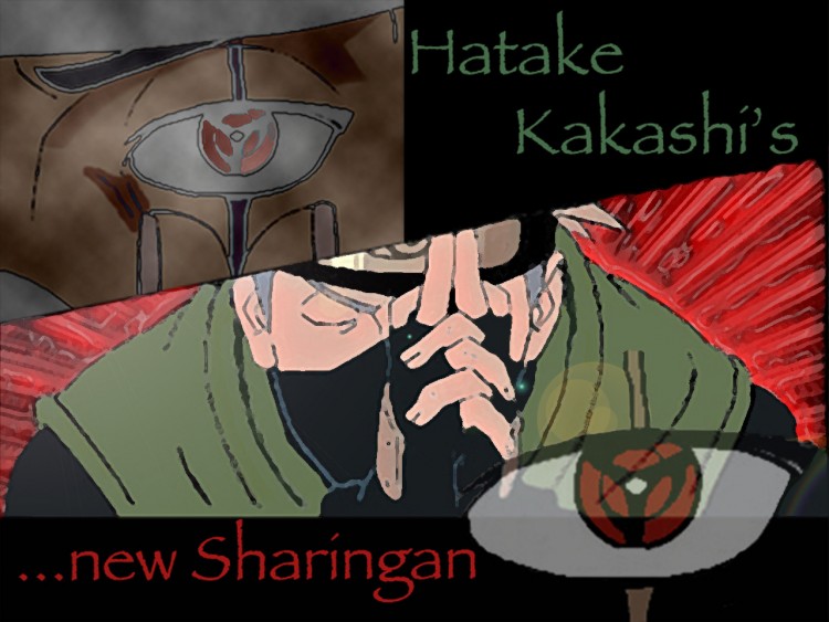 Fonds d'cran Manga Naruto Hatake Kakashi's New sharingan