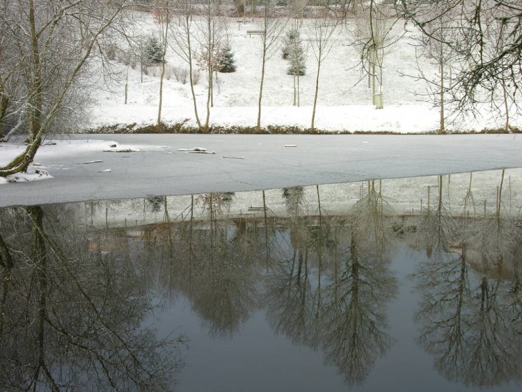 Fonds d'cran Nature Saisons - Hiver Reflets