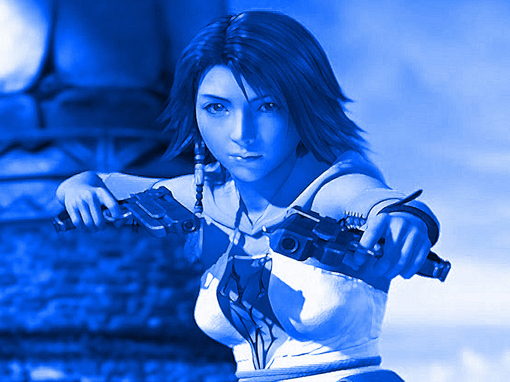 Wallpapers Video Games Final Fantasy X-2 Yuna...and guns