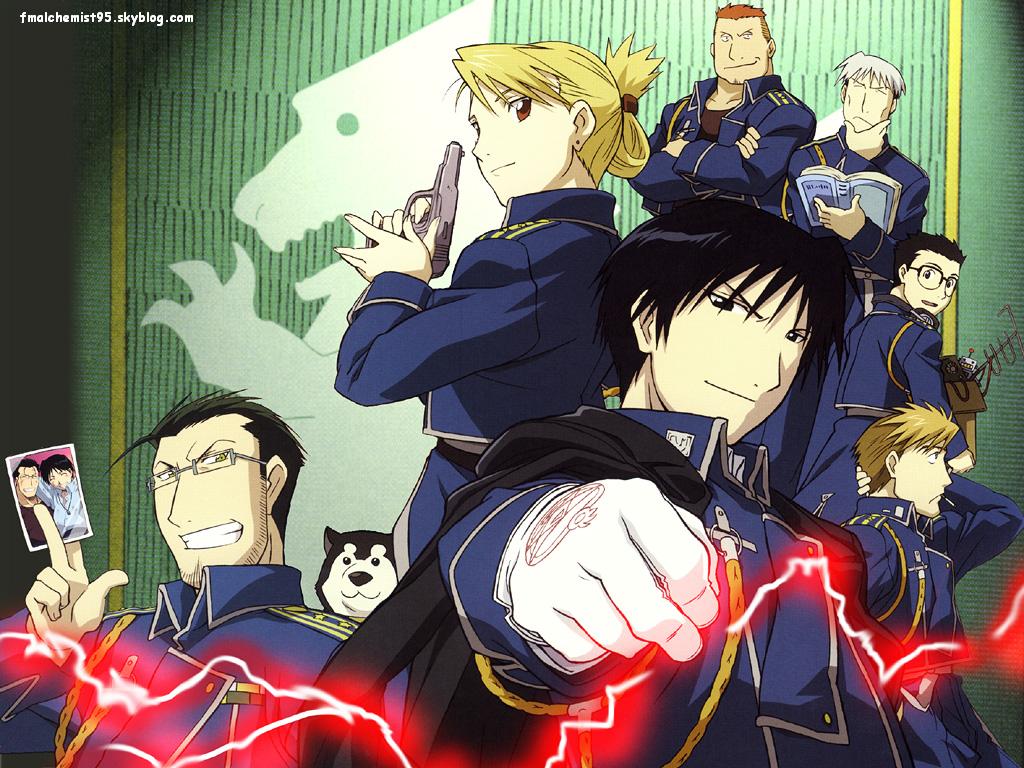 Fonds d'cran Manga Full Metal Alchemist les militaires